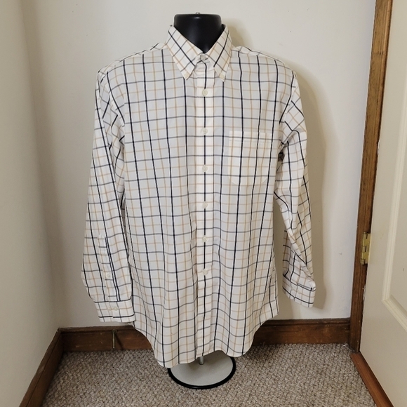 Brooks Brothers Men's Striped Casual Button Down -Size (M)- Excellent Condition - Picture 1 of 8